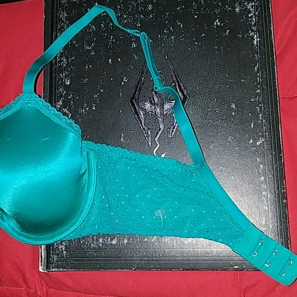 FREE❣️💚 AERIE 🍀 Emerald green clover Sophie 32b bra 🆓🆓🆓FREEW/$25BUNDLE❣️ - Picture 2 of 7
